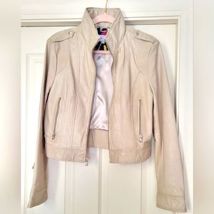 Genuine Leather Bomber Jacket